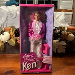 Barbie Secret Hearts Ken Fashion Doll Vintage 1992 Valentines Day Mattel #7988